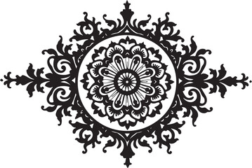 
Vintage Floral Laser Cut Ornamental Frame Set