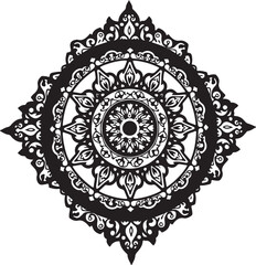 
Vintage Floral Laser Cut Ornamental Frame Set