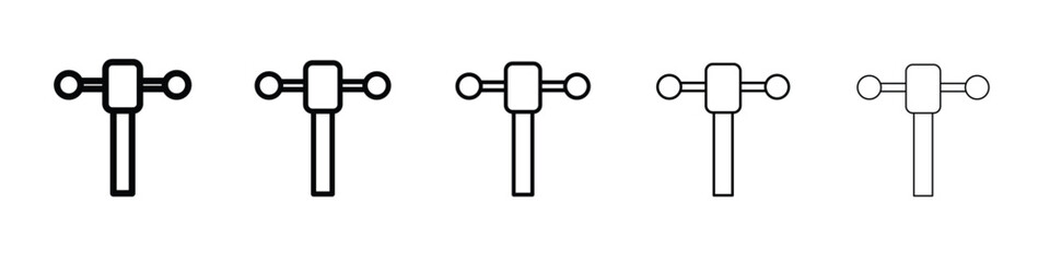 Anemometer icon symbol, logo illustration. Pixel perfect vector graphics