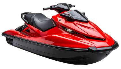 Naklejka premium 3d jet ski water bike isolated on transparent background
