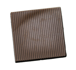 Chocolate  isolated on white background with