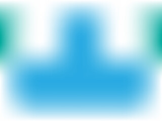 Bright blue abstract background with glowing bokeh and light flare effects