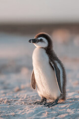 Obraz premium capture stunning portraits of top animals against minimalist bokeh background