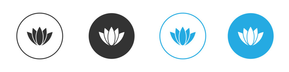Protea icon for web or mobile app. Simple flat designs