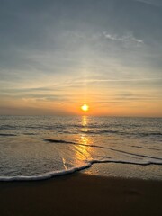 Sonnenuntergang am Strand