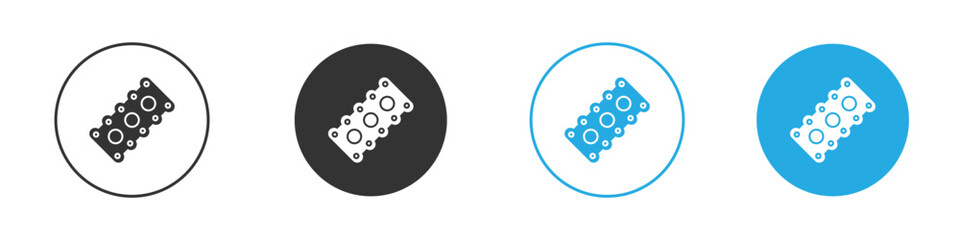 Car gasket icon for web or mobile app. Simple flat designs