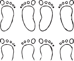  Drawing Baby Feet Royalty