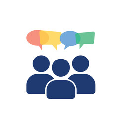 Team Group Icon Vector – Minimalist People Symbol Representing Users, Employees, Collaboration, and Community for UI Design, Mobile Apps, Websites, and Transparent Background Projects”