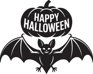 Fototapeta premium vector illustration of a pumpkin with leaves, vector illustration of a pumpkin.