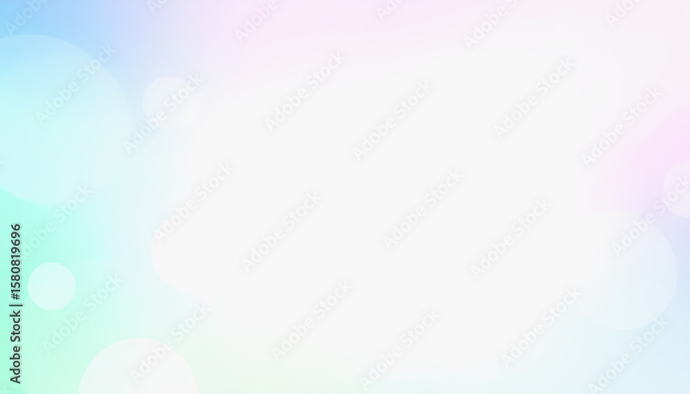 Poster colorful background with a soft blur effect featuring copy space for text and illustrations in a dre