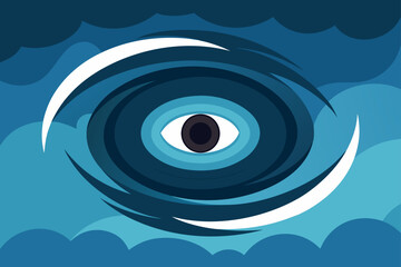 Fototapeta premium eye in the water