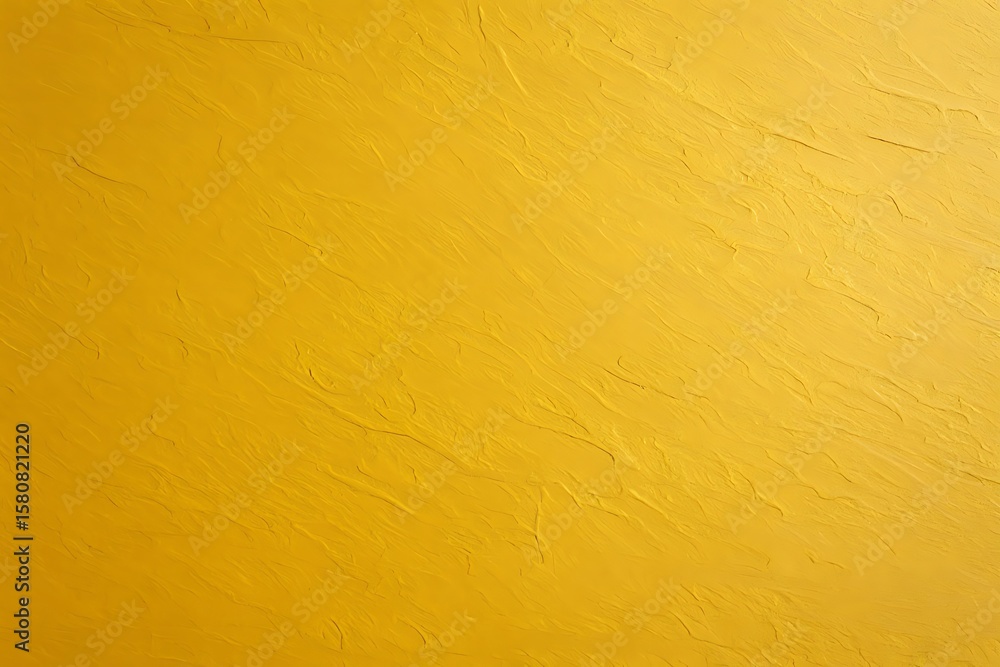 Poster textured yellow surface with visible brush strokes and subtle shadows background abstract