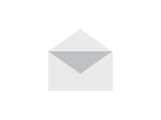 開いたメールのアイコンのイラスト