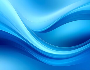 Abstract blue wave design