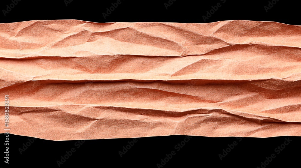 Aufkleber terracotta paper abstract with interesting textures and folds that create a captivating visual