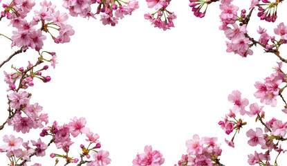 Pink Cherry Blossom Frame