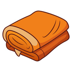 Modern dining chair with upholstered seat and sturdy wooden leg isolated on white background