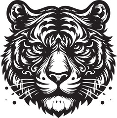tiger head tattoo