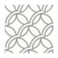 Geometric pattern with overlapping circles curved lines on a abstract