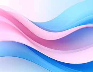 Obraz premium Abstract flowing pastel waves