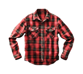 Lumberjack Shirt for Casual and Rugged Style - Isolated on White Background