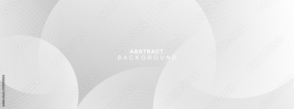 Aufkleber minimalist white abstract background with soft circular wave patterns, ideal for clean presentations