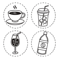 White grunge layered paint montage design on black background