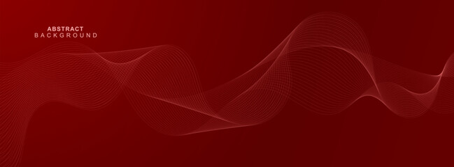 Abstract wave red background with smooth flowing lines, great for marketing materials, energetic branding, or event backdrops.