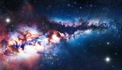 cosmic nebula with stars in deep space galaxy universe astronomy and science exploration