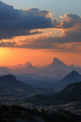 breathtaking sunsets illuminating mountain peaks across  diverse countries showcasing natures beauty