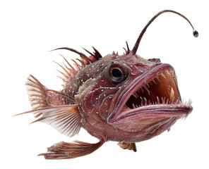 Anglerfish Isolated on Transparent Background PNG
