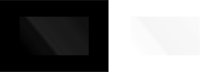 Glossy Window Reflection in Minimalist Style