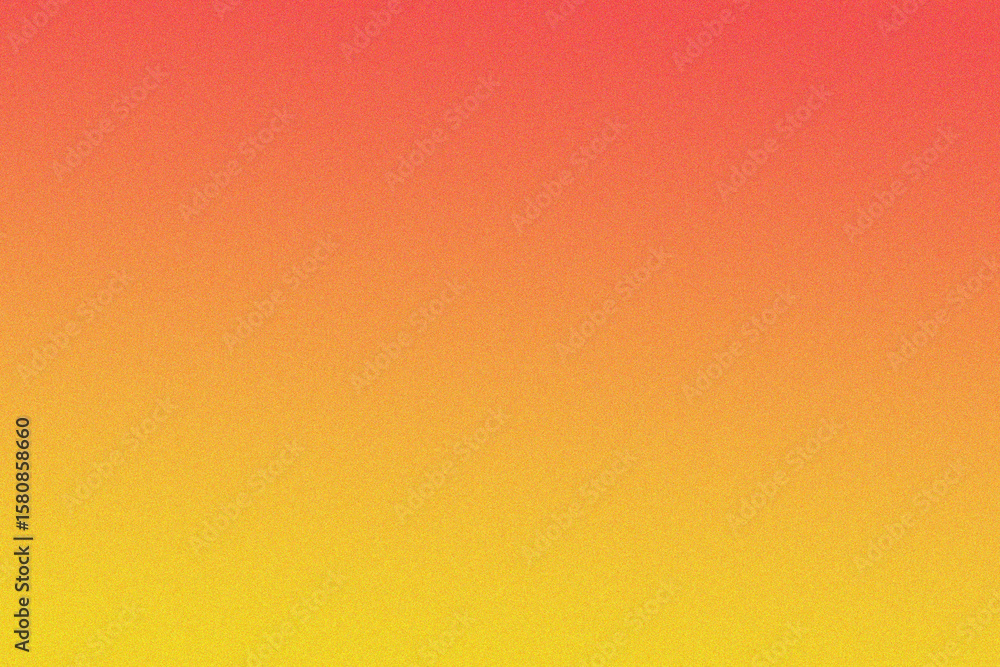 Poster warm gradient background transitioning from deep coral pink to bright yellow with subtle grain textu