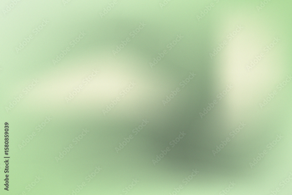 Aufkleber soft green gradient background with subtle light effects and grain texture