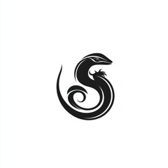 Obraz premium Stylized snake graphic design