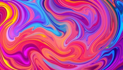 Fototapeta premium Abstract swirls of vibrant hues forming a dynamic, energetic backdrop, abstract pattern, abstract vector