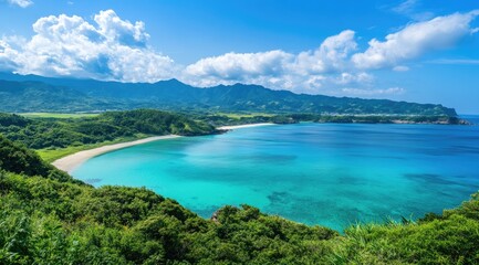 Coastal paradise with turquoise bay (1)