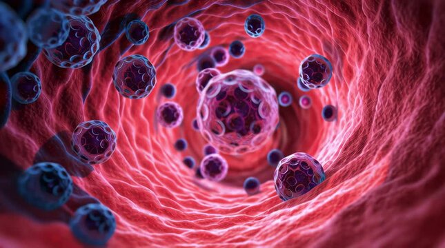 Movement of cancel cells 