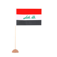 Iraq flag on transparent background
