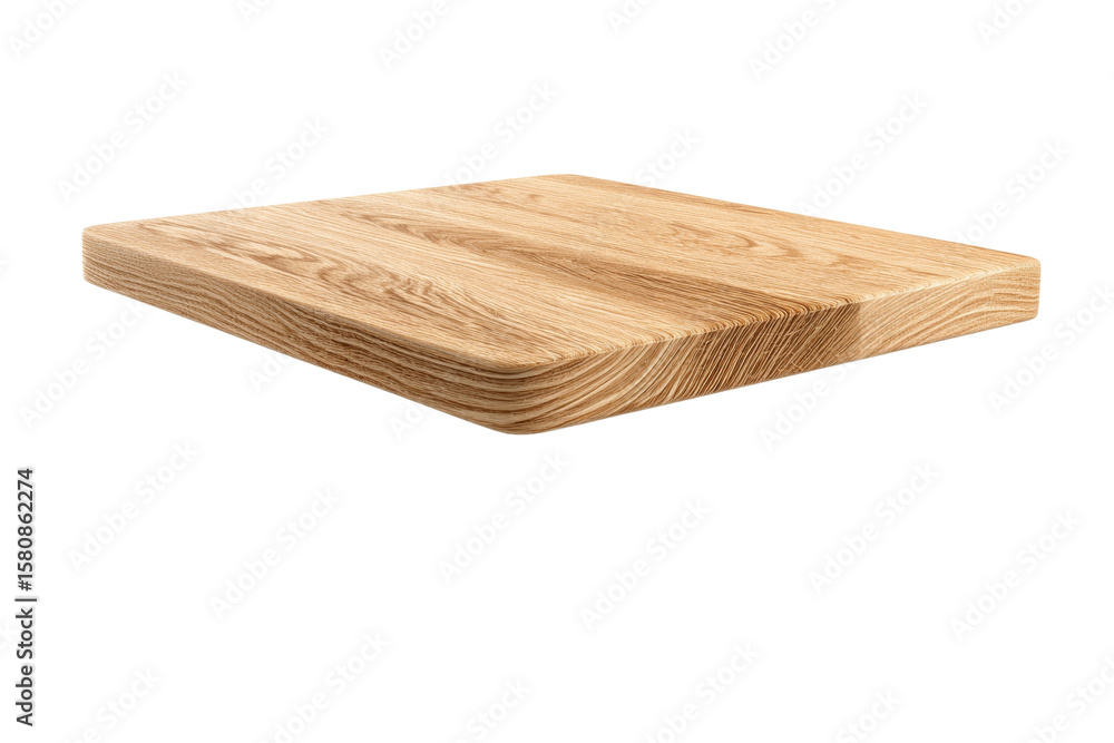 Poster a wooden table top with a square shape