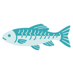 Fish Vector Illustration – Colorful Aquatic Animal Design