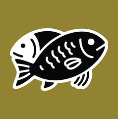 Fish Vector Illustration – Colorful Aquatic Animal Design