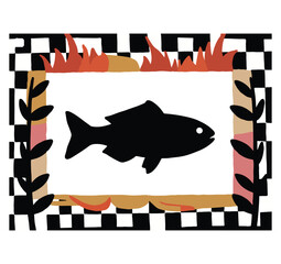 Fish Vector Illustration – Colorful Aquatic Animal Design