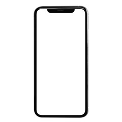 Black mobile phone smartphone mockup