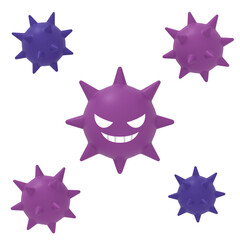 ウイルスと虫メガネ