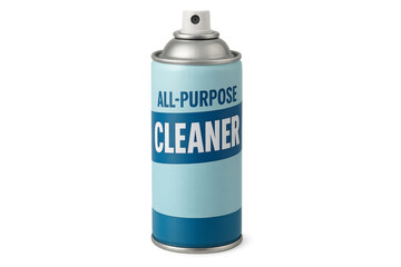 Obraz premium All-purpose cleaner spray can on transparent background