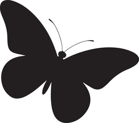 showcases a collection of butterfly silhouette