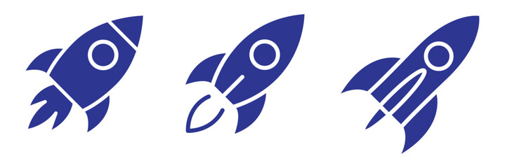 Rocket icon. rocket vector icon for web design. Rocket launch icon vector illustration.