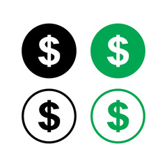dollar buttons icon