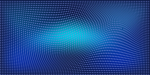 Naklejka premium Modern light point Hi-tech digital technology concept. High tech computer illustration with purple and dark blue gradient background